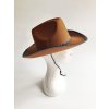 Dětský hnědý kovbojský klobouk