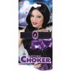 nahrdelnik choker fialovy kamen halloween gothic