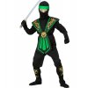 Dětský kostým japonský ninja zeleny