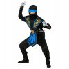 Dětský kostým japonský ninja modrý