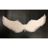 Bílá andělská křídla 100x45 cm