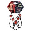 Červený náhrdelník Gothic Choker