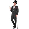 Černý kostým gangstera