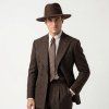 Elegantní klobouk hnědý dobový retro