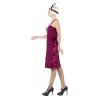 Dámský kostým Flapper šaty vínový
