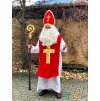 český kostým mikuláše a čepice