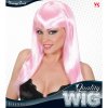 Dámská paruka světle růžová levně