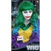 Dlouhá zelená paruka Joker halloween