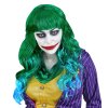 Dlouhá zelená paruka Joker