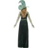 dámský kostým čarodějnice zelený