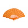 Oranžový vějíř látkový