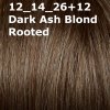 12 14 26+12 Dark Ash Blond Rooted