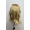 Polodlouhá blond syntetická paruka
