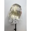 Popelavá blond syntetická paruka