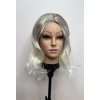 Popelavá blond syntetická paruka