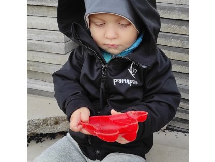 Softshellová bunda zateplená černá