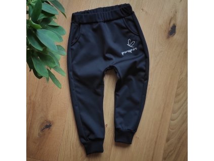 Softshellky zimní černé