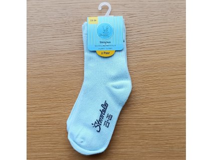 Ponožky klasik světle modré 2pack