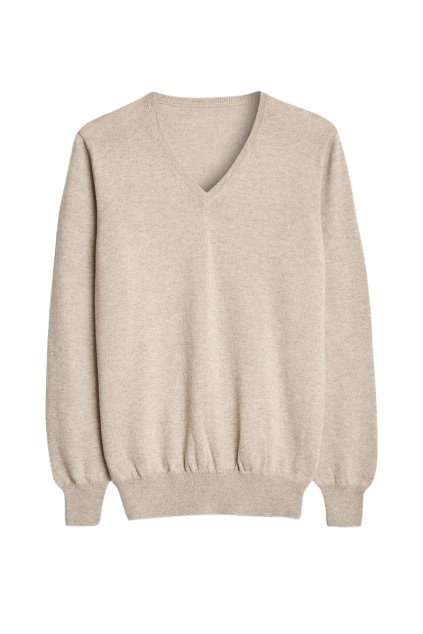 Kašmírový svetr NATURAL béžový