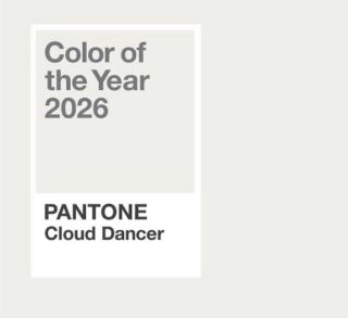 Trendy barvy ? Máme 🤩 #pantonecolor #2026 #2025 #clouddancer #mochamousse