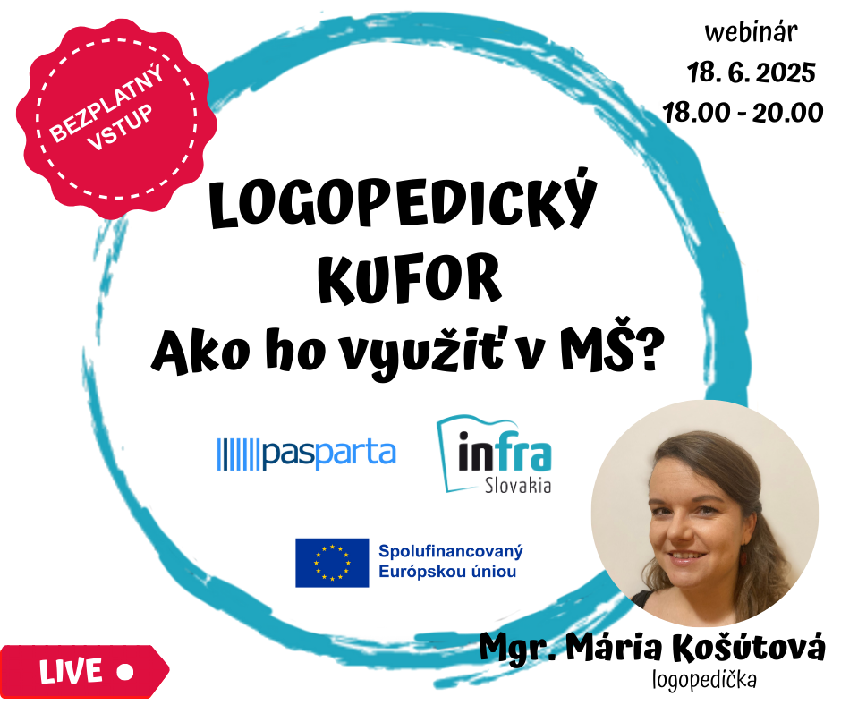 Bezplatný webinár: Logopedický kufor – ako ho využiť v MŠ?