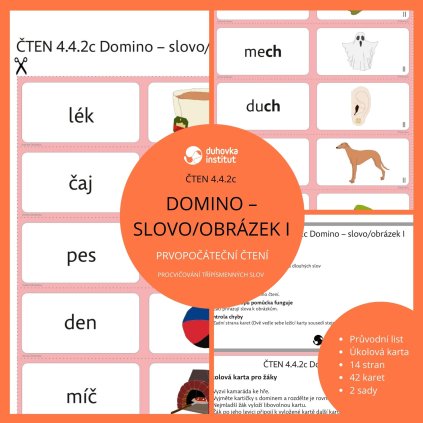 ČTEN 4.4.2c Domino – slovo/obrázek I