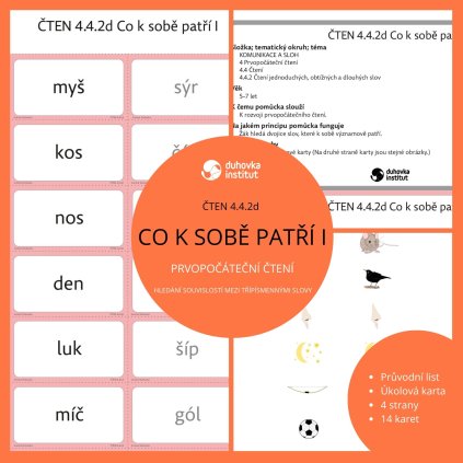 ČTEN 4.4.2d Co k sobě patří I