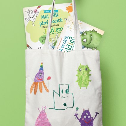 taška příšerky plná