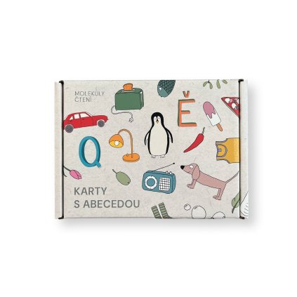 karty s abecedou MOLEKULY