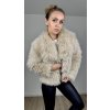 Krátký kožich z umělé kožešiny CHIC béžový