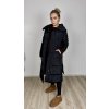 Dlouhá prošívaná bunda LONG černá