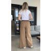 Široké kalhoty s páskem CAMEL