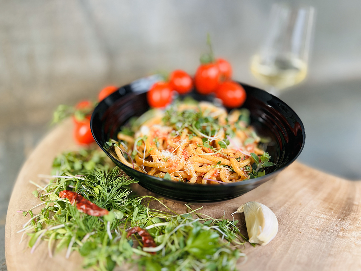 Spaghetti s rajčaty