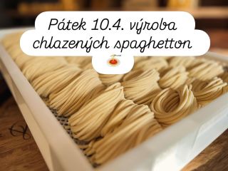 Na pátek 10.4. můžete objednávat chlazené spaghettoni. Balíčky po cca 600g. Odběr v čase 12:00 až 17:00 případně po...