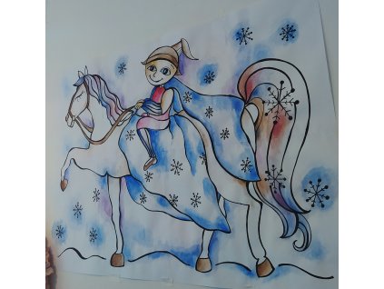 Nástěnková omalovánka Sv. Martin