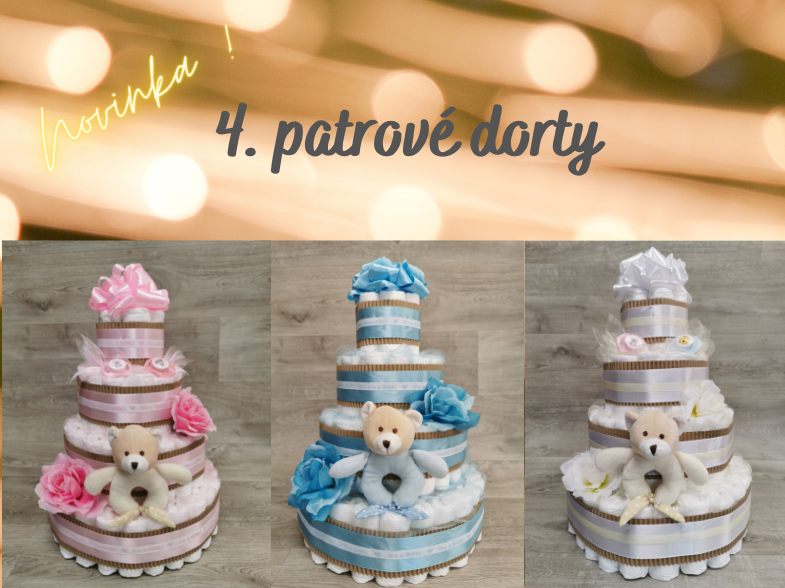 4.patrový dort