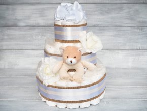 Plenkovy dort tripatrovy bilý neutralni