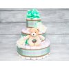 Plenkovy dort mintovy tripatrovy s hračkou