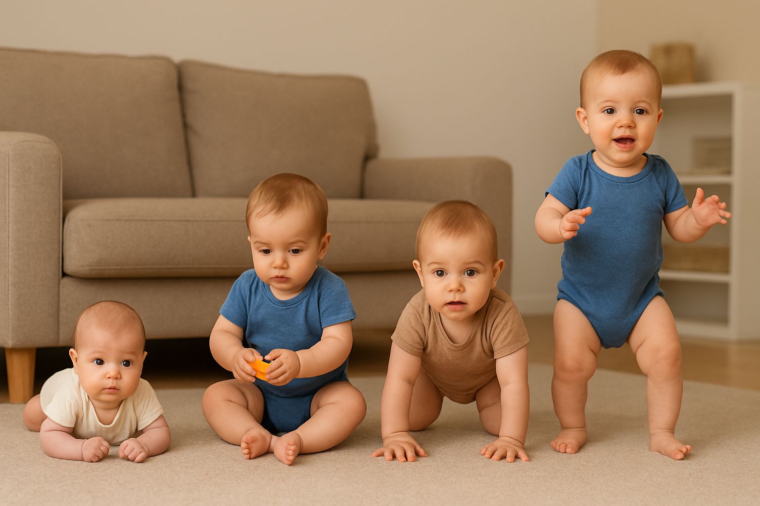 Psychomotorický vývoj dieťaťa: Tabuľka a míľniky po mesiacoch