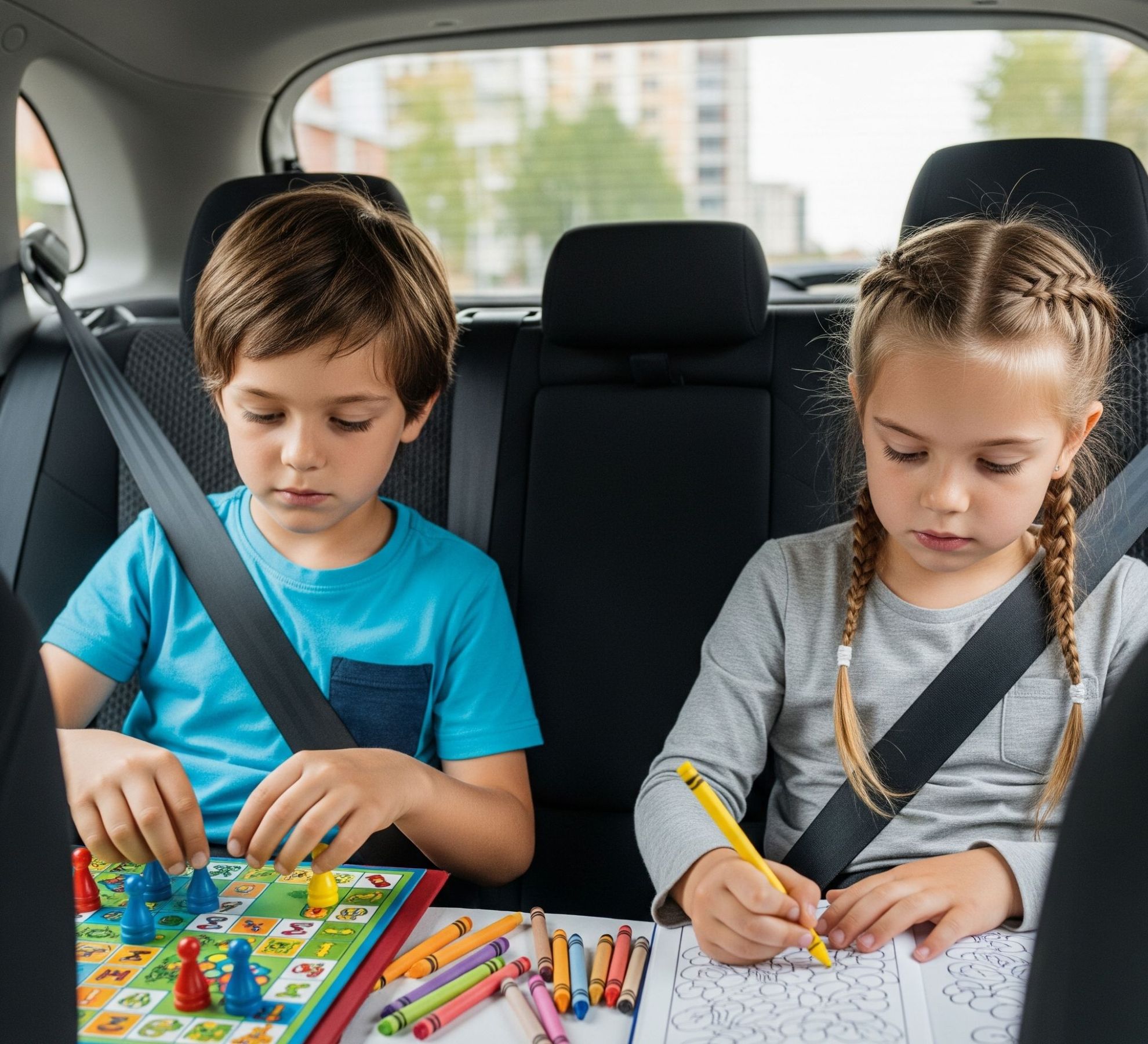 Hry a hračky do auta: Ako zabaviť deti na dlhých cestách