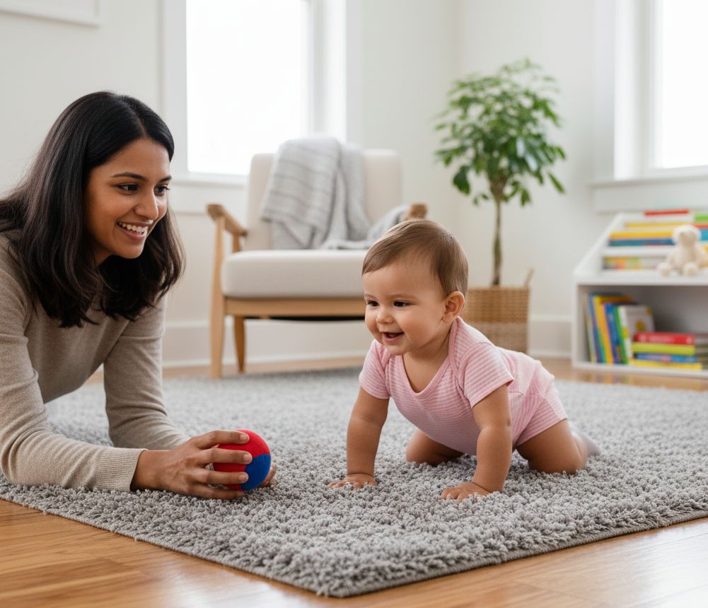 Ako naučiť dieťa štvornožkovať? Míľniky, cviky a tipy na podporu lozenia. 2