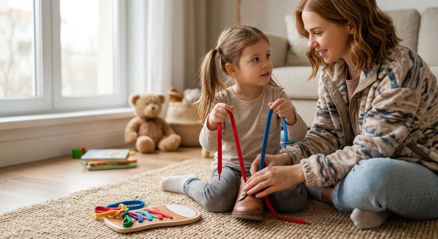 Ako naučiť dieťa viazať šnúrky? Overené tipy a metódy (3)