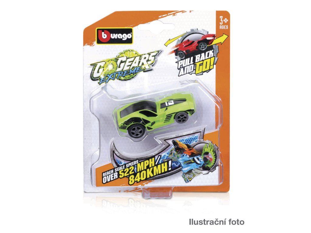 Bburago - GoGEARS EXTREME, Loop set - autíčka, blister, assort