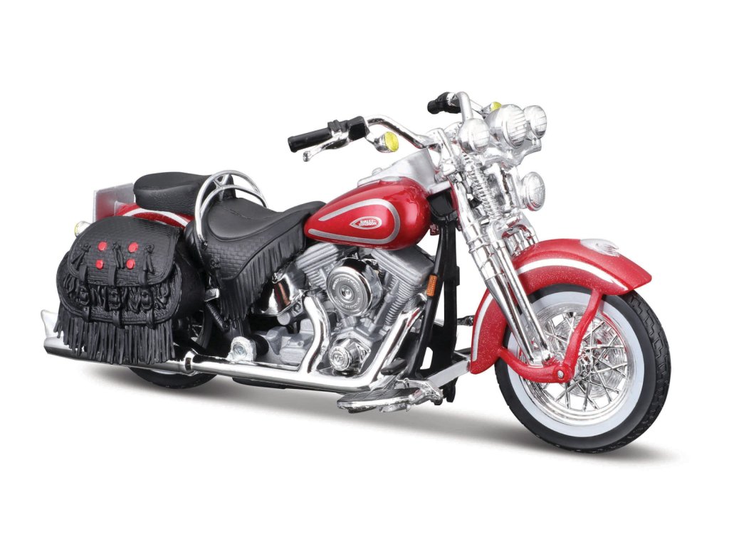 Maisto - HD - Motocykel - 1999 FLSTS Heritage Softail Springer, blister box, 1:18