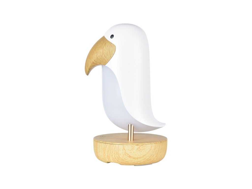 Detská lampa s bluetooth reproduktorom Vtáčik Biely