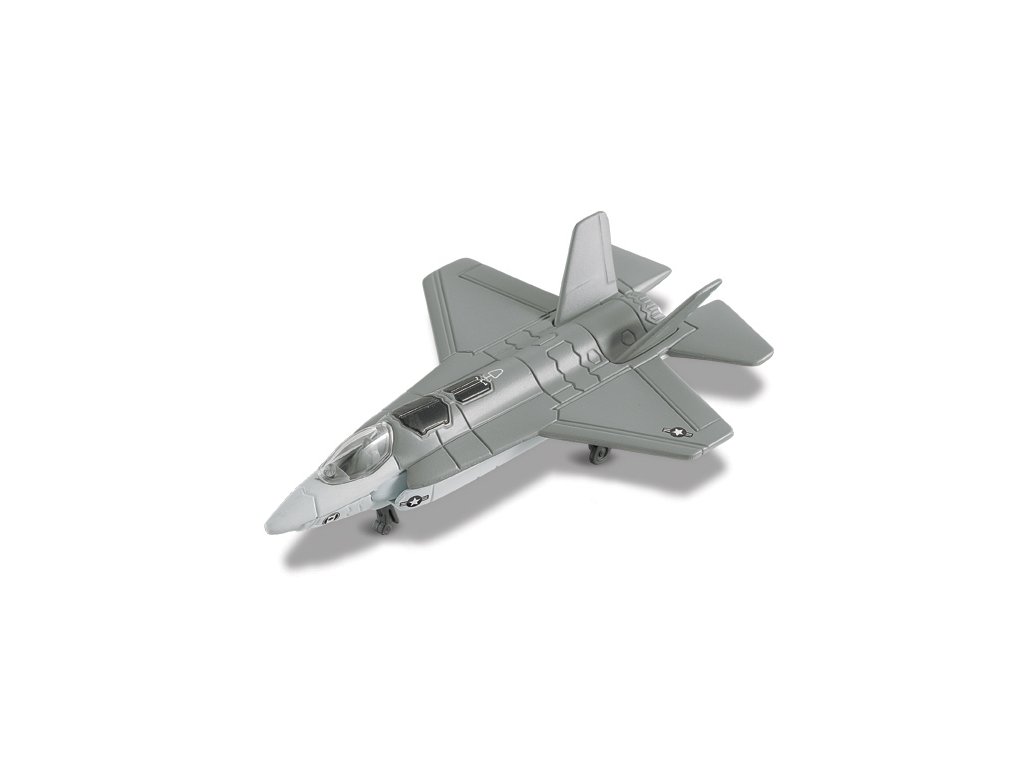 Maisto - Fresh Metal Tailwinds - lietadlá, F-35 Lightning II, matne šedé , blister