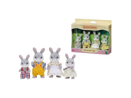 Rodina šedých králikov