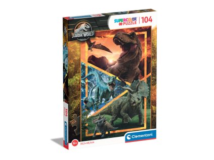 Puzzle - 104 dielikov SUPER Jurský svet