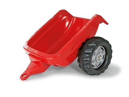 Vlečka za traktor 1osá - červená