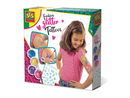 Módne tetovanie s trblietkami